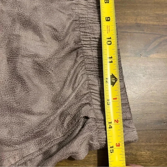 Monrow Textured Shorts Gray Soft Medium Jogger Running Pockets - Picture 6 of 8